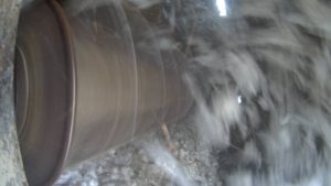 Cotton being loading into module feeder