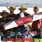 Members of Agrilife research holding UAV drones